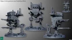 Space Robot Walker 3D print model
