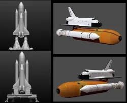 Space Shuttle file STL for 3D printer  3D print model