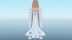 Space Shuttle Low Poly Low-poly 3D model