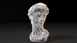 Statue Of David Michelangelo Head 3D print model
