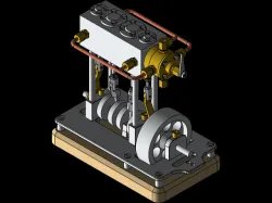 Steam Engine Animation & Motion Study