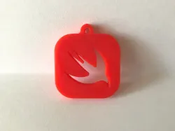 Swift Logo Keychain