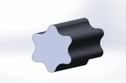 Torx head template sketch