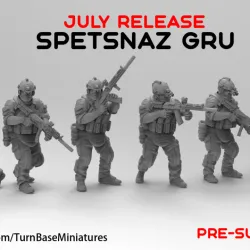 TurnBase Miniatures: Wargames - Spetsnaz GRU