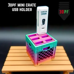 USB Holder (50% Scale Mini Crate)