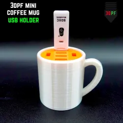 USB Holder (Mini Coffee Mug)