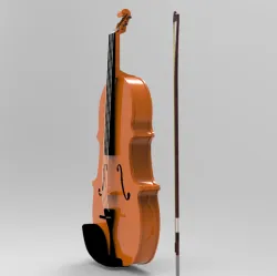 Violin and bow