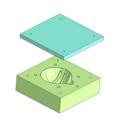 Ультразвуковая пресс форма, изготовление маски. / Ultrasonic mold, mask making.