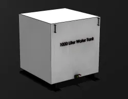 1000 liter cubical oil tank