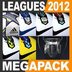 2011 2012 European and Champions League Match Balls and Trophy 3D model