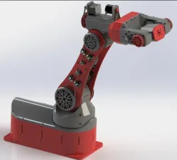 6 DOF Serial Robotic Arm (3D Printable).