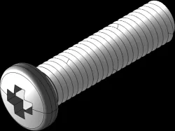 6mm panhead machine screw