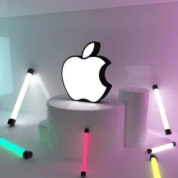APPLE DECORATIVE LAMP 3D print model