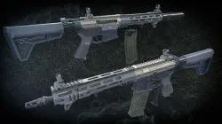 AR 15 Low-poly 3D model