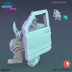 Armored Mad Guardian / Space Warrior / Male Bandit / Cyberpunk Soldier / Alien Army / Cosmic Invasion Fighter / Trooper Attack / Sci-Fi Encounter