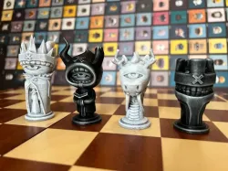 Art Toy Chess Set (No supports)