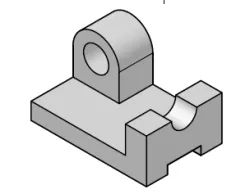 AutoCAD Engineering Drawing task 4