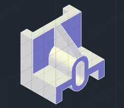 AutoCAD Engineering Drawing task 6