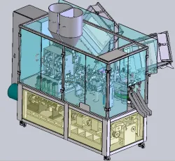 Automatic hose filling capping machine