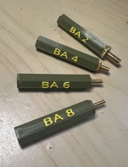 BA Screw thread gauges: even numbers