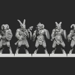 Beasts of Chaos - 5 Pre-assembled Miniatures
