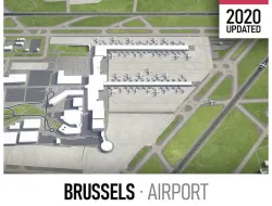 Brussels Airport Low-poly 3D model