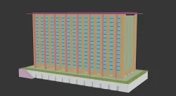 BUILDING tall 3D print model