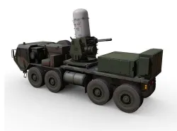 CIWS mounted on HEMTT Low-poly 3D model