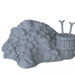 Coal pile (corner)