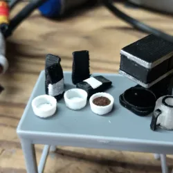 Coffee Maker and Pot (1:18 Scale)