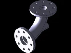 Corner pipe