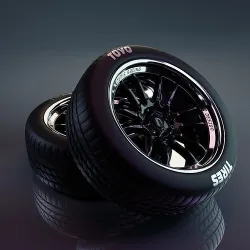 Cosmis Racing XT206R with Toyo Tires 3D model
