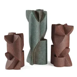 Cubist column outdoor statue 3D model