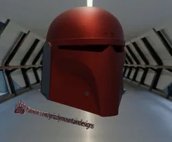 Custom Mando Mandalorian Helmet COMMANDO Based on Fett Helmets 3D print model
