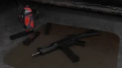 Custom Ump SMG Low-poly 3D model