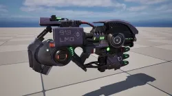 Cyber rocket gun 3D model