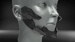 Cyborg Jaws Armor V2 3D print model