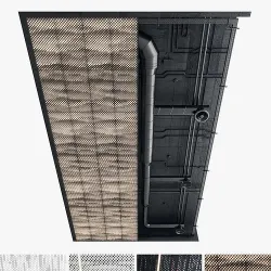 Decorative Ceiling set 02 3D model