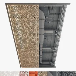 Decorative Ceiling set 03 3D model