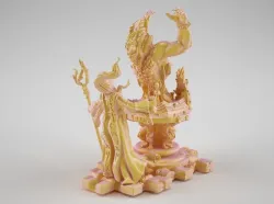 demon and wizard 3D print model