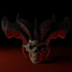 Diablo 4 Lilith skull 3D print model