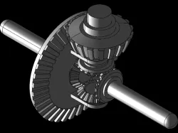 Differential Assembly CAD Model in CATIA