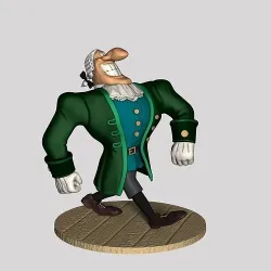 Doctor Livesey phonk walk 3d miniature 3D print model