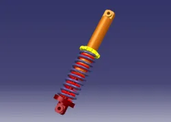 dual-spring shock absorber