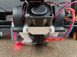 Ender 3/5 NF-Crazy Plus Duct Rerizzed - Compatible with DirectDrive, BLTouch, and Dual 5015 Blower Fans