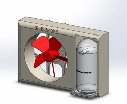 Exhaust Fan With Mist Dispencer