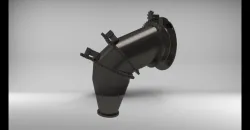 F-35 Nozzle (Flow simulation)