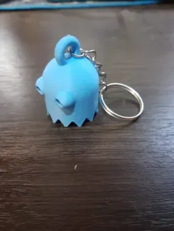 Fantasma Pac-Man Llavero/  Pac-Man Ghost Keychain Remix