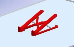 Foldable Compact Laptop Ipad Stand  3D print model