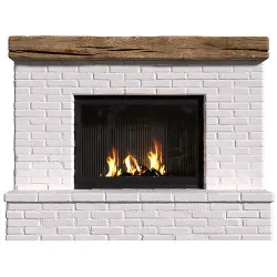 French Rustic Fireplace in Country style 3D model